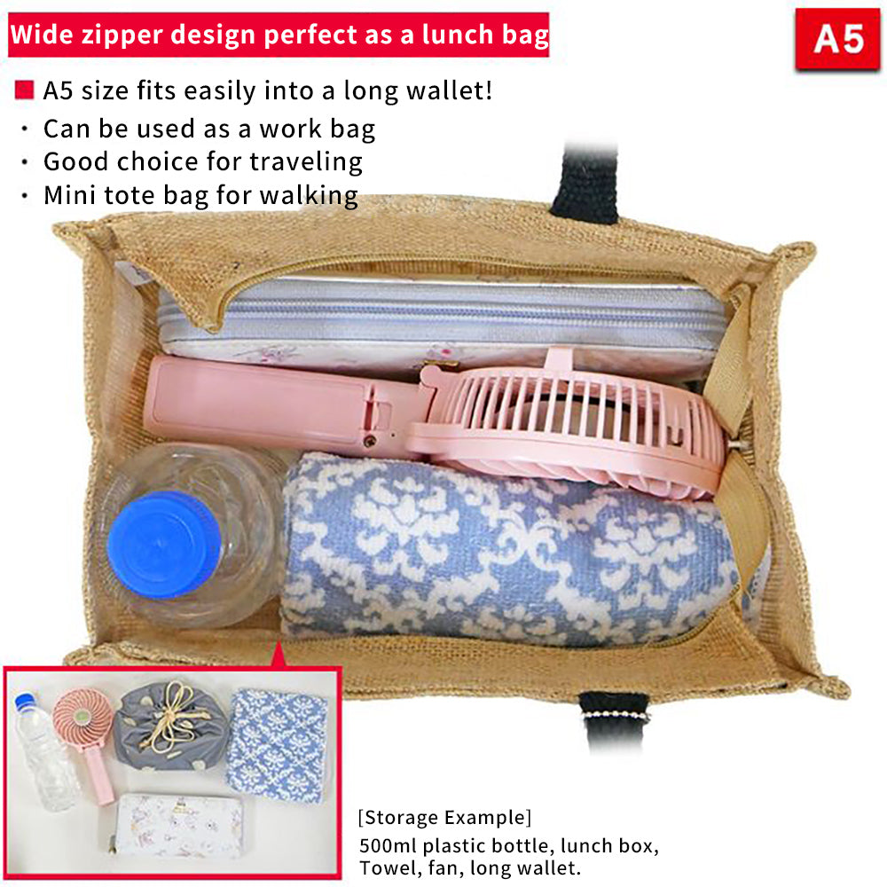 Eco-Chic Sanrio Jute Handbag: Adorable, Durable & Eco-Friendly