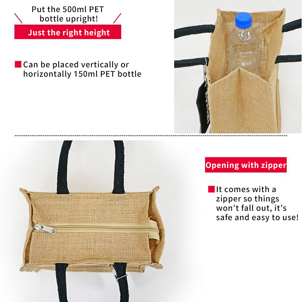 Eco-Chic Sanrio Jute Handbag: Adorable, Durable & Eco-Friendly