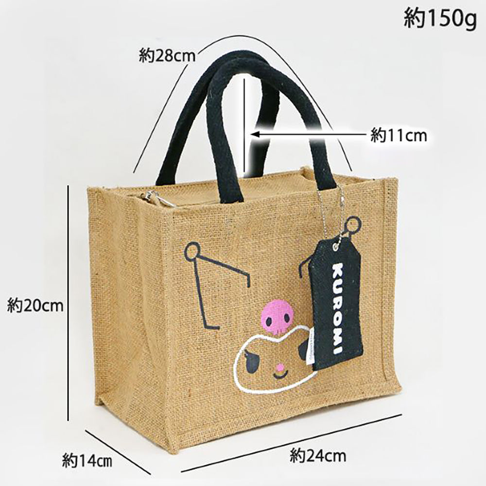 Eco-Chic Sanrio Jute Handbag: Adorable, Durable & Eco-Friendly