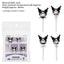 SKATER Kuromi Bento Decoration Sanrio Food Cooking Bento Decoration Fruit Fork Cute Decoration Set of 4