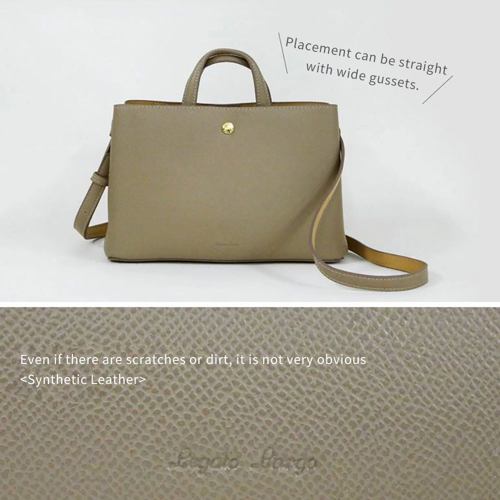 Chic Parisian Multifunctional Leather Crossbody Bag
