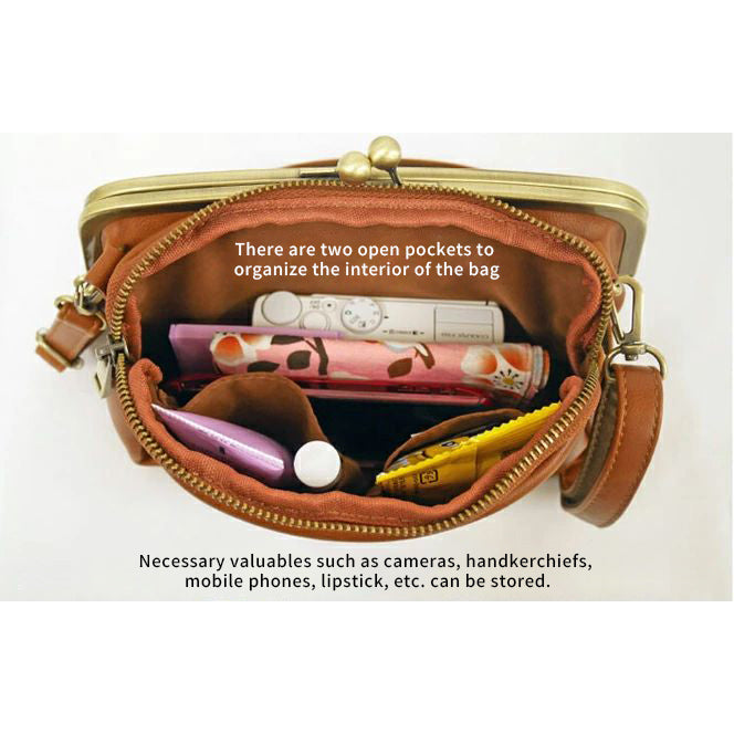 Chic Parisian Multifunctional Leather Crossbody Bag