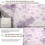 Sanrio Sanrio ruffled duvet cover 3-piece set Kuromi My Melody Cinnamoroll bed cover bed cover warm and cute room decoration bedroom