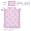 Sanrio Sanrio ruffled duvet cover 3-piece set Kuromi My Melody Cinnamoroll bed cover bed cover warm and cute room decoration bedroom