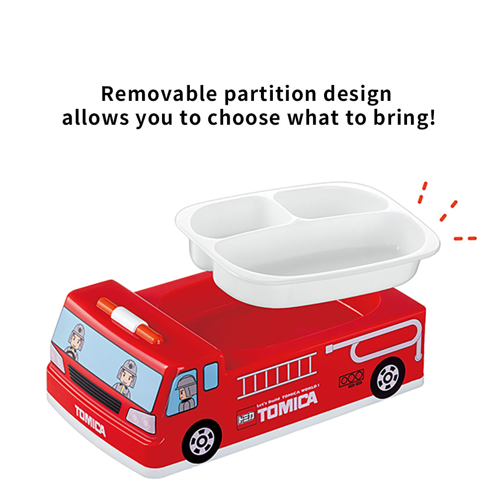 Skater Tomica Lunch Tray Fire Truck Police Car