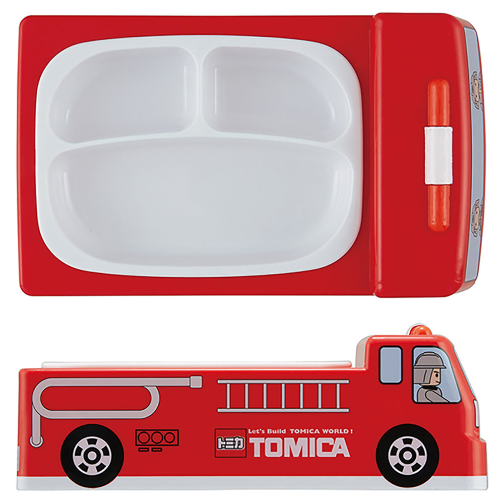 Skater Tomica Lunch Tray Fire Truck Police Car