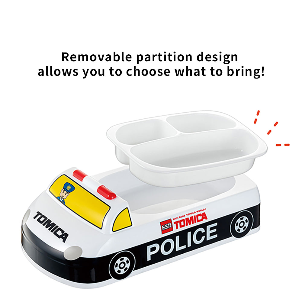 Skater Tomica Lunch Tray Fire Truck Police Car