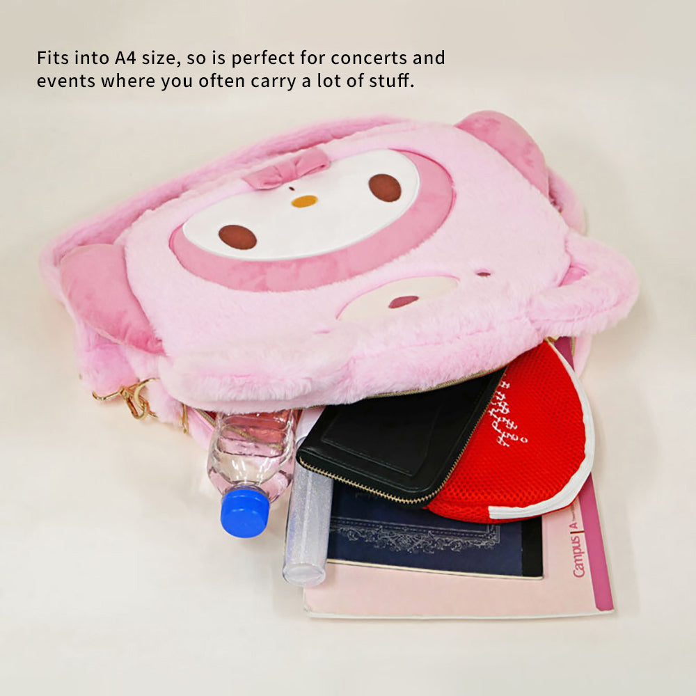 Sanrio co-branded itabag Hello Kitty Kuromi Cinnamoroll My Melody shape bag doll bag outing bag soft