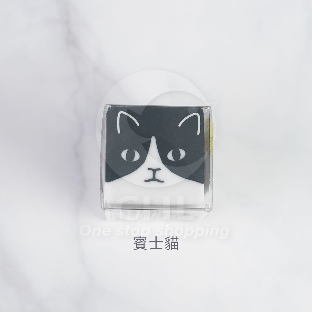 Sun-Star Animal Transformable Eraser Transforms with Use Cute Healing Tuxedo cat Shiba Inu Duckling Piglet