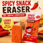 Spicy Snack-Shaped Eraser – Realistic “Latiao” Design, Fun Stress-Relief Stationery