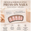French European and American style removable nail art pieces 24 pieces/box nail stickers fingertips elegant free matching