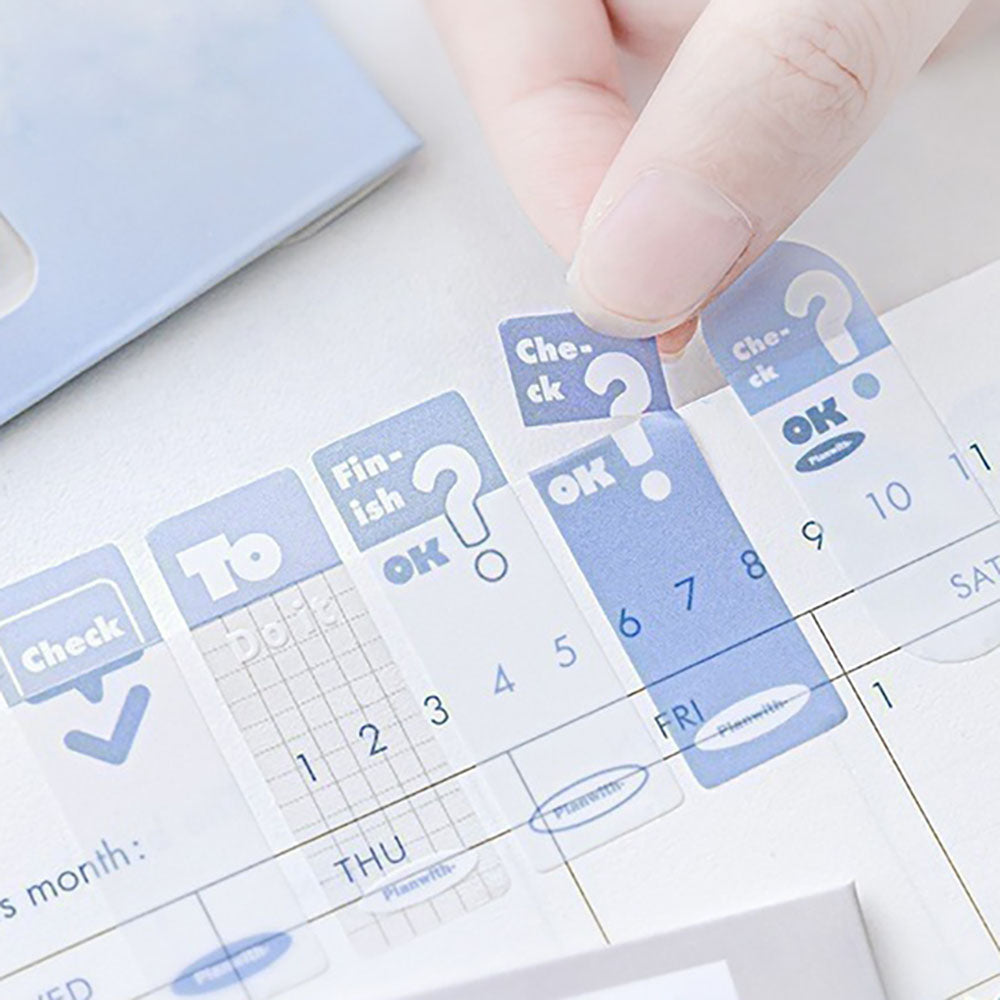Planwith simple tear-off sticky notes student stationery office stationery office gadgets