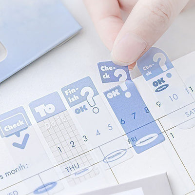 Planwith simple tear-off sticky notes student stationery office stationery office gadgets