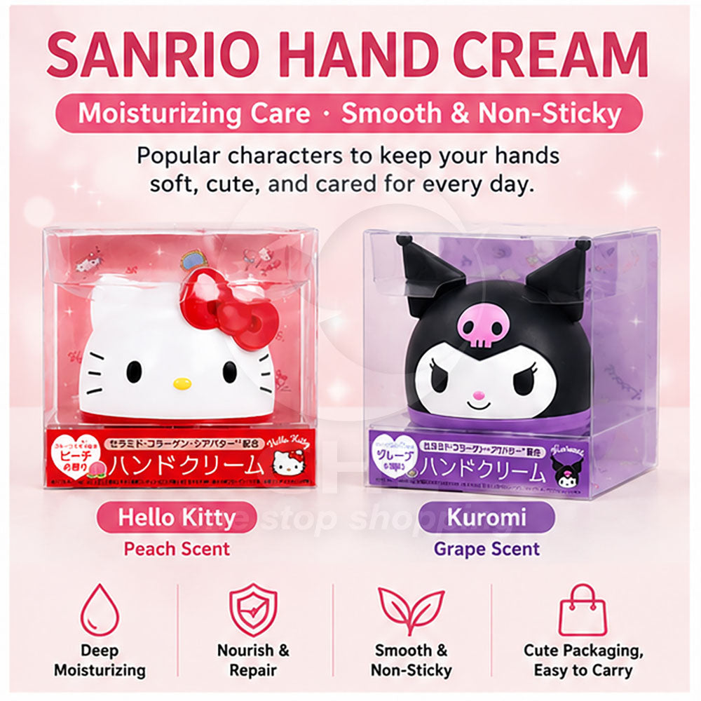 Sanrio Hand Cream – Hello Kitty / Kuromi