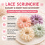Korean Chic Floral Lace Elastic Hair Tie – Elegant Hair Accessory