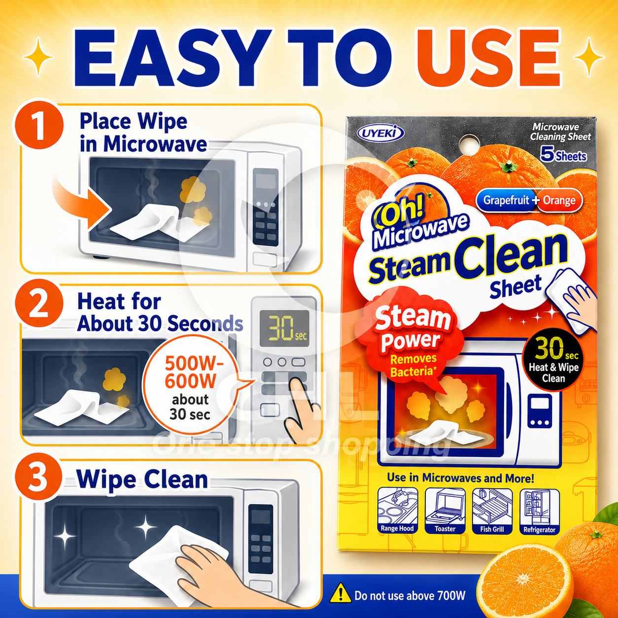 All-Purpose Sparkle Steam Cleaning Tablets - Effortless Kitchen Clean