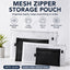 Versatile Mesh Organizer Pouches: Breathable Multi-Size Storage Solution