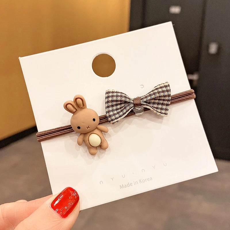 Brown Japanese Accessories Cute Animal Hair Rings Decorative Hair Rings AC-000013 - CHL-STORE 