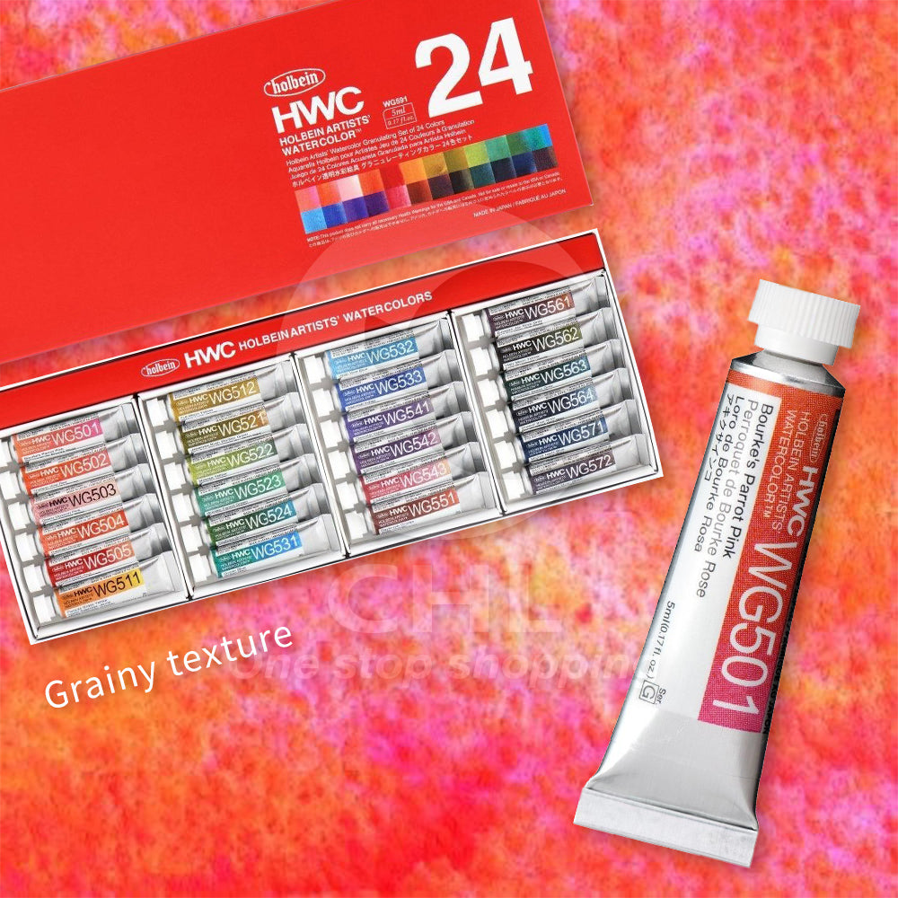 Holbein Transparent Watercolor Paint Lightfast Not Easy to Fade High Transparency Professional Grade Artist Fine Art