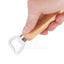 Natural Wood Handle Stainless Steel Bottle Opener