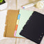 A5 loose-leaf 6-hole index paper color cowhide student supplies office supplies notebook inner pages student notes