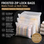 Durable Matte Finish Zipper Storage Bag - Waterproof & Translucent