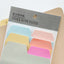 6-color index sticky notes 90 sheets