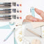 Sakura GBR20 Ballsign ID 0.4mm 0.5mm Gel Pen Ballpoint Pen Vintage Dark Ink Red Dot Design - CHL-STORE 