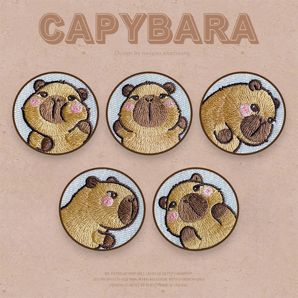 Capybara embroidery sticker embroidery embroidery patch