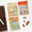 Vibrant Travel Notebook Sticker Set - Landmarks, Stamps & More