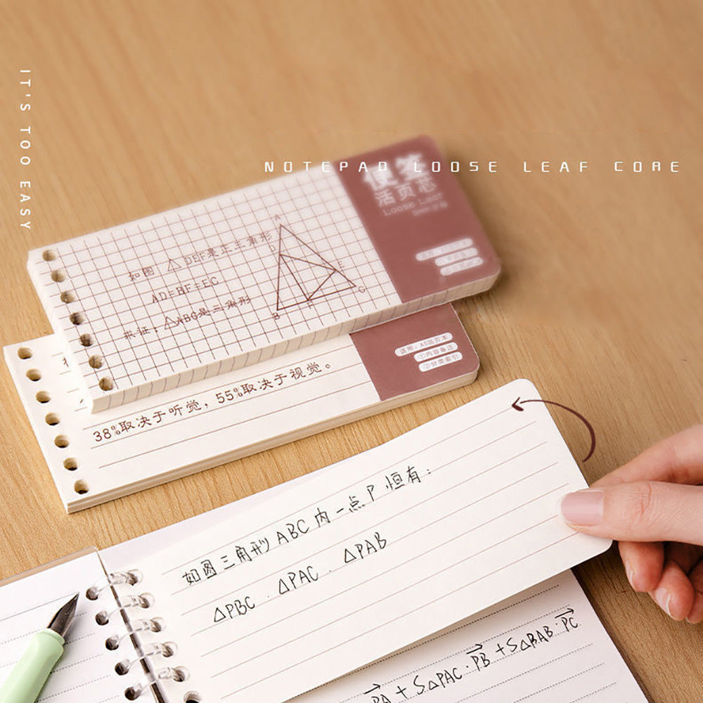 Ultimate Loose-Leaf Planner Pad – Ink-Proof, Refillable & Smooth
