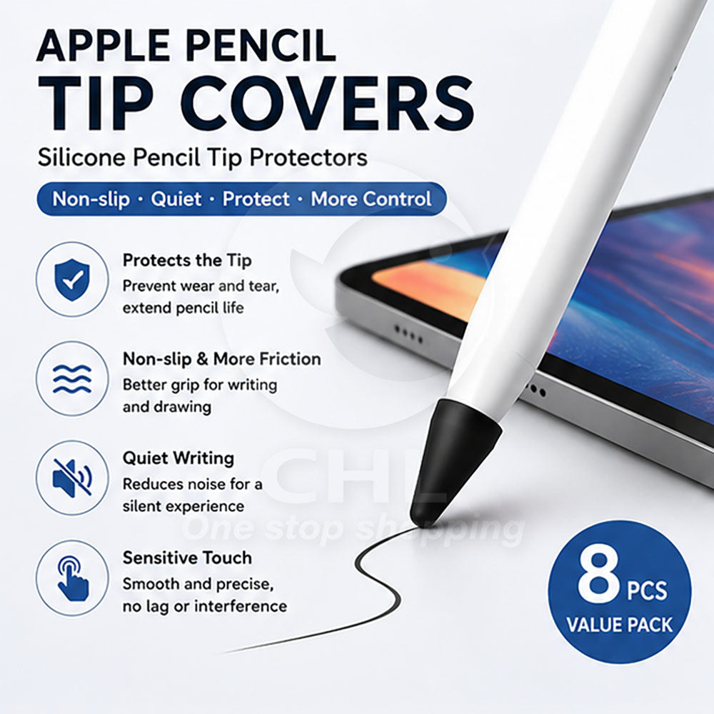 Apple Pencil tip cover silicone small tip cover feel upgrade pen tip protective cover Apple non-slip silent transparent touch increase friction