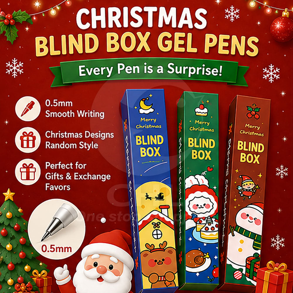 Christmas Blind Box Gel Pen 0.5mm Small Gift Gift Exchange Gift Pack Merry Christmas Christmas Christmas Eve Christmas Desserts Christmas Fruit Party