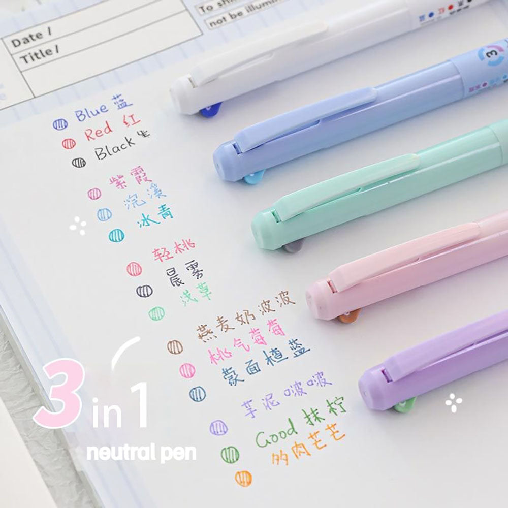 ColorFlow Trio Gel Pens - Creative & Comfortable Writing
