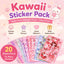 Cute girly notebook stickers DIY decorative stickers stationery materials creative diary styles random