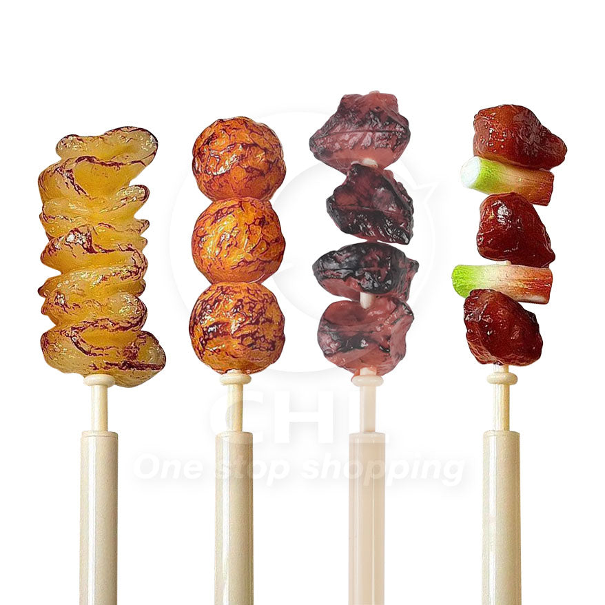 BBQ Skewer Ballpoint Pen (0.5 mm, Black Ink)