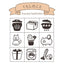 Beverly Japanese handbook notebook mimi seal wooden seal handbook good friend seal stationery creative DIY - CHL-STORE 