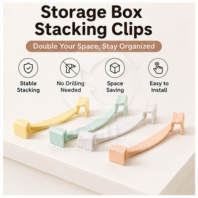 Snap-On Stacking Clips: Secure, No-Tool Stability for Storage