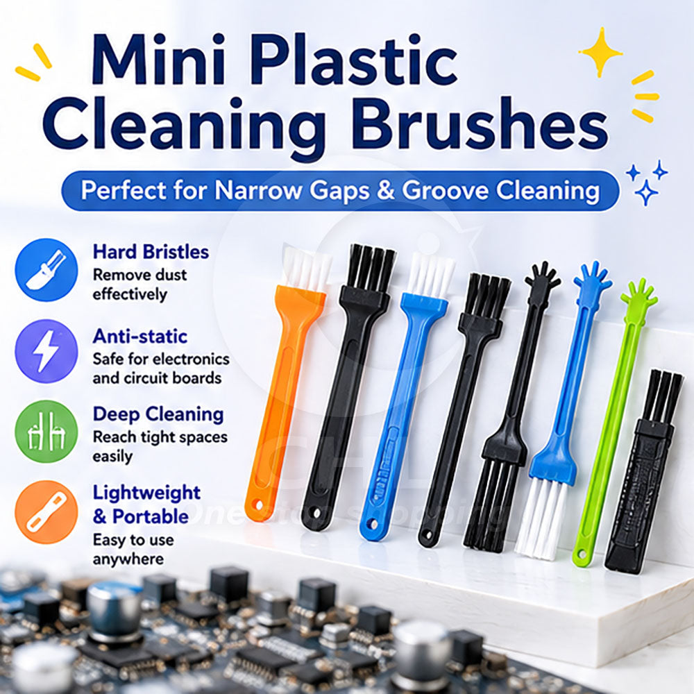 Anti-Static Stiff-Bristle Gap & Groove Cleaning Brush