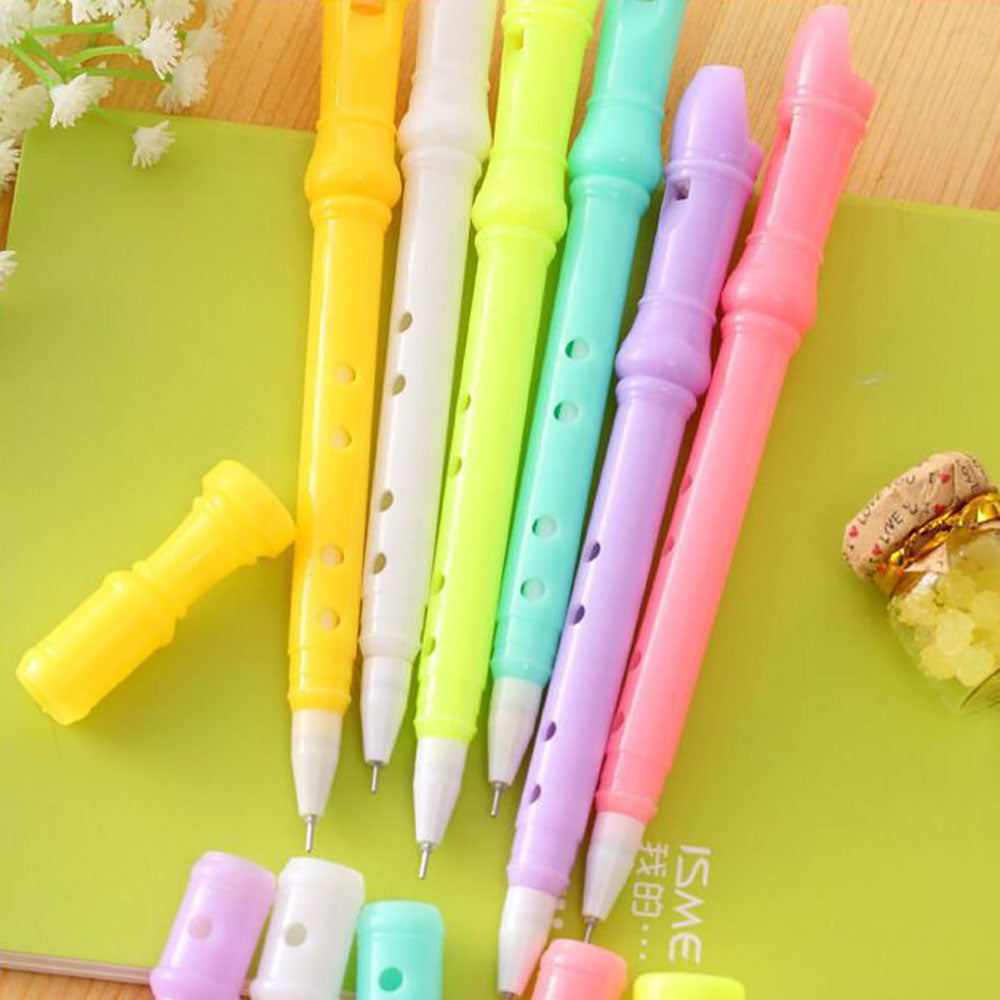 Flute-Style Gel Pen (0.5 mm, Black Ink)