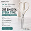 KOKUYO SAXA Scissors HSM-A100LS – Greige