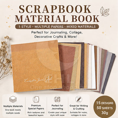 Creative Collage Inspiration: Multitexture Design Paper Pack