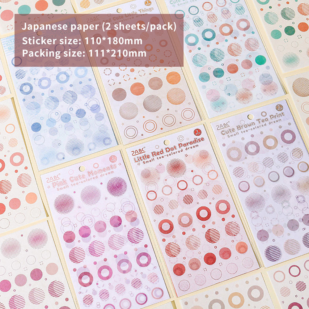 Adorable Japanese Paper Stickers for Creative Notebook Decor