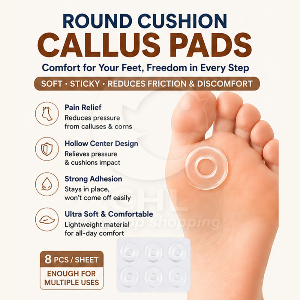 ComfortCushion Pain-Free Foot Patches: Walk Longer, Walk Better
