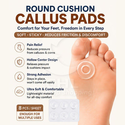 ComfortCushion Pain-Free Foot Patches: Walk Longer, Walk Better