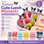 SKATER Kuromi Bento Decoration Sanrio Food Cooking Bento Decoration Fruit Fork Cute Decoration Set of 4