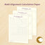 Math Mastery Alignment Paper: Junior to Advanced Models - 50 Sheets