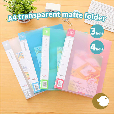 A4 Matte Binder Organizer - Durable, Fresh, Professional Design
