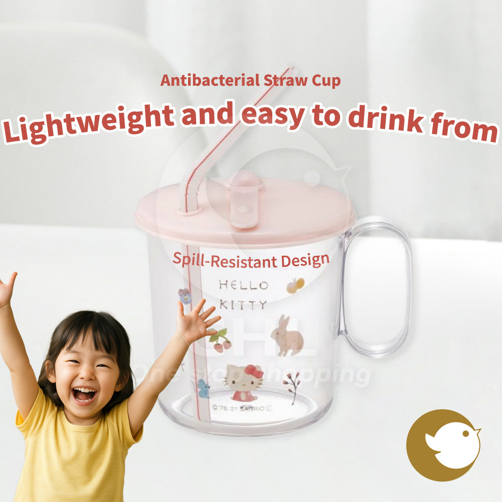 Skater Antibacterial Straw Cup Hello Kitty Sanrio