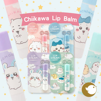 Chiikawa Lip Balm – Japanese Moisturizing Lip Care with Shea Butter & Hyaluronic Acid